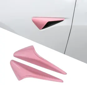 Tesheer 797417173044 For Pink Tesla Hw 4.0 Turn Signal Side Camera Covers