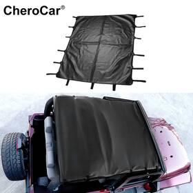 Tesin Tesin012026051935 Rear Trunk /roof Top Cover Shield For Jeep Wrangler Tj Jk Jl 1997-2025 Accessory