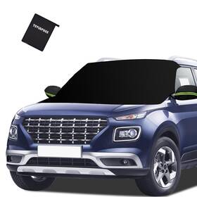 Tevlaphee T2dpf001-aaz Windshield Cover For Ice Snow - Heavy Duty Waterproof Fabric Magnetic Fit