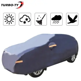 906015 Tinvhy Universal Suit Car Cover Out&indoor Dust Resistant Waterproof Snow Protection
