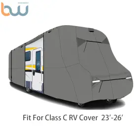 Bw760900th Tinvhy For 23ft-26ft Trailer Camper Class C Windproof Waterproof Anti-uv Rv Cover New