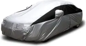 Lw2019-st Titan Performance Products Lightweight Poly 210t Car Cover For Sedans 186-202 Inch . Waterproof Uv Prote