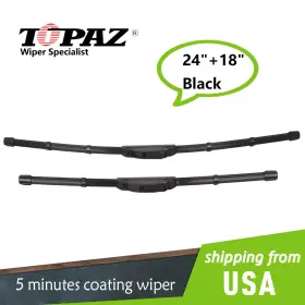 A0268a161718 Topaz 24 Inch And 18 Pair Front Nano Coating Wiper Blades Direct Connect Lh Rh