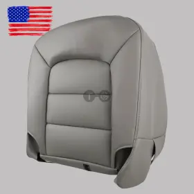 Topgearsltd 710422289449 Front Driver Side Bottom Seat Cover Med Gray For 2003-2006 Ford Expedition Xlt