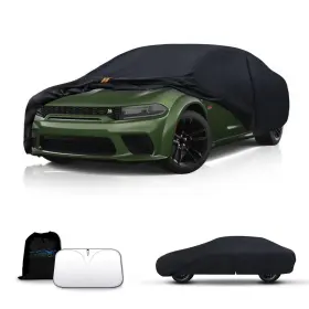194203 Tozaroa To-hnt-150d-black-3xl 0 Inch Heavyduty Waterproof Car Cover For Sedan/coupe With Storage Bag