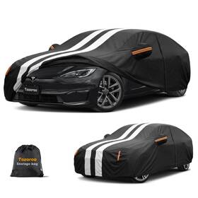 Tozaroa Totmb08-tesla Multilayer Car Cover Custom Fit For Tesla Model S 20122026 100% Waterproof A