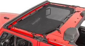 Mbt003 Trailfx Mesh Bimini Top Fits 2007-2018 Jeep Wrangler Jk 2 Door