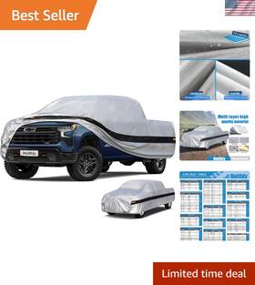 Truck Cover Waterproof 717803461203 10 Layers All Weather. Pickup Rain Snow Uv