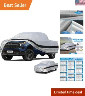 Truck Cover Waterproof 717803461203 10 Layers All Weather. Pickup Rain Snow Uv