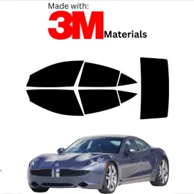 1267242 Trueline Automotive Precut Window Tint Kit For Fisker Karma Sedan 12-13 Stable Ceramic Made With 3m