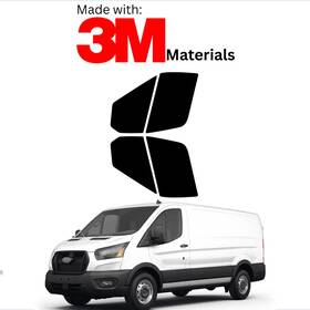 Trueline Automotive 1267353 Precut Window Tint For Ford Transit 150 Mid Roof 15-24 Color Stable Ceramic