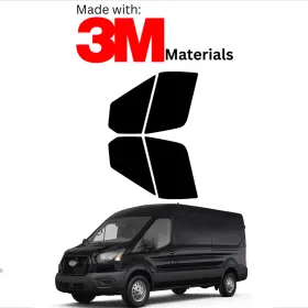 1267357 Trueline Automotive Precut Window Tint For Ford Transit 350 High Roof 15-24 Color Stable Ceramic