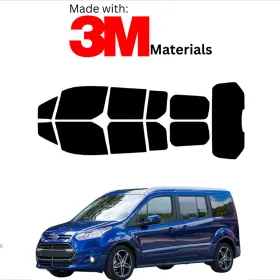 1267360 Trueline Automotive Precut Window Tint For Ford Transit Connect Wagon 14-23 Color Stable Ceramic