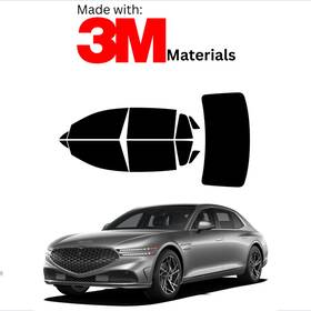 Trueline Automotive 1267363 Precut Window Tint Kit For Genesis G90 23-24 Color Stable Ceramic Made With 3m