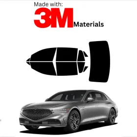 1267363 Trueline Automotive Precut Window Tint Kit For Genesis G90 23-24 Color Stable Ceramic Made With 3m