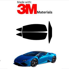 Trueline Automotive 1267478 Precut Window Tint For Lamborghini Huracan Convertible 22 Color Stable Ceramic