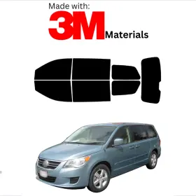 1267543 Trueline Automotive Precut Window Tint For Volkswagen Routan 09-14 Color Stable Ceramic Made With 3m