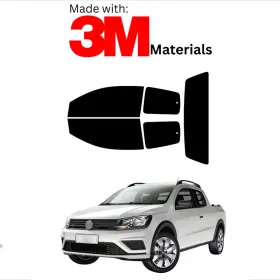 1267544 Trueline Automotive Precut Window Tint For Volkswagen Saveiro 23 Color Stable Ceramic Made With 3m