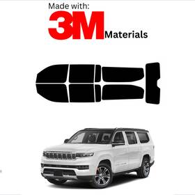 Trueline Automotive 1267597 Precut Window Tint For Jeep Grand Wagoneer L-23-24 Stable Ceramic Made With 3m