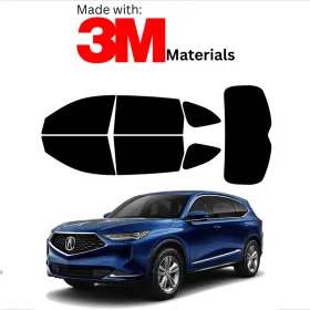 1548118 Trueline Automotive Precut Window Tint Kit For Acura Mdx Suv 22-24 Color Stable Ceramic Made With 3m