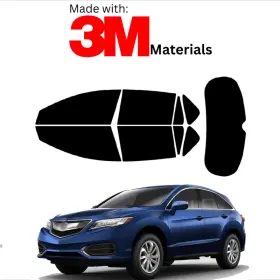 1548122 Trueline Automotive Precut Window Tint Kit For Acura Rdx Suv 13-18 Color Stable Ceramic Made With 3m