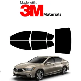 1548127 Trueline Automotive Precut Window Tint For Acura Rlx Sedan 14-20 Color Stable Ceramic Made With 3m