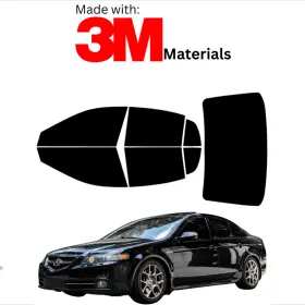 1548130 Trueline Automotive Precut Window Tint For Acura Tl Sedan 04-08 Color Stable Ceramic Made With 3m