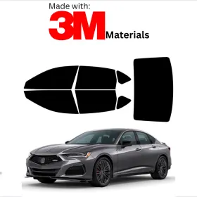 1548133 Trueline Automotive Precut Window Tint For Acura Tlx Sedan 21-23 Color Stable Ceramic Made With 3m