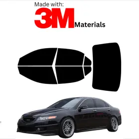 1548134 Trueline Automotive Precut Window Tint For Acura Tsx Sedan 04-08 Color Stable Ceramic Made With 3m