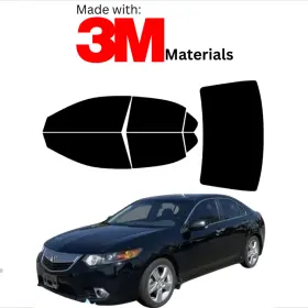 1548135 Trueline Automotive Precut Window Tint For Acura Tsx Sedan 09-14 Color Stable Ceramic Made With 3m
