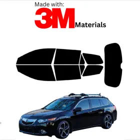 1548136 Trueline Automotive Precut Window Tint For Acura Tsx Wagon 11-14 Color Stable Ceramic Made With 3m