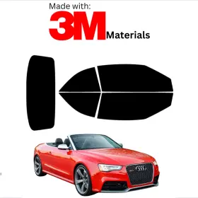 1548218 Trueline Automotive Precut Window Tint For Audi Rs5 Convertble 13-15 Stable Ceramic Made With 3m