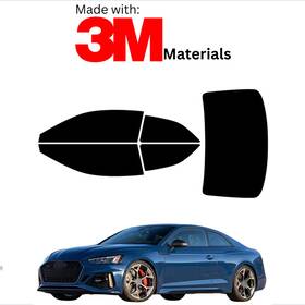 Trueline Automotive 1548220 Precut Window Tint For Audi Rs5 Coupe 18-23 Color Stable Ceramic Made With 3m
