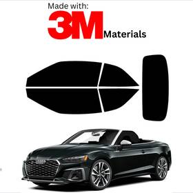 Trueline Automotive 1548236 Precut Window Tint For Audi S5 Convertible 18-23 Stable Ceramic Made With 3m