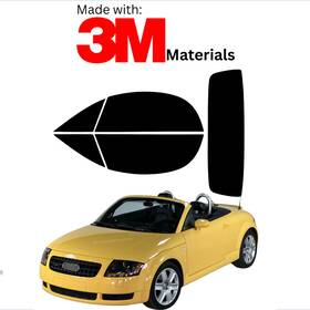 Trueline Automotive 1548253 Precut Window Tint For Audi Tt Convertible 01-07 Stable Ceramic Made With 3m