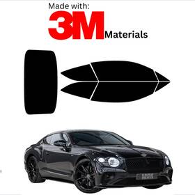Trueline Automotive 1548266 Precut Window Tint For Bently Continental Gt 19-21 Color Stable Ceramic
