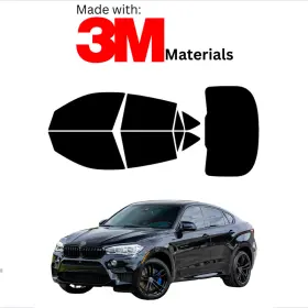 1548375 Trueline Automotive Precut Window Tint Kit For Bmw X6 Suv 15-19 Color Stable Ceramic Made With 3m