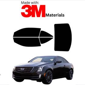 Trueline Automotive 1548424 Precut Window Tint For Cadillac Atscoupe 15-19 Color Stable Ceramic Made With 3m