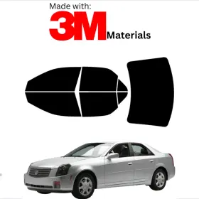 1548431 Trueline Automotive Precut Window Tint For Cadillac Cts Sedan 03-07 Stable Ceramic Made With 3m