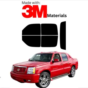1548453 Trueline Automotive Precut Window Tint For Cadillac Escalade Ext Pu 02-06 Ceramic Made With 3m