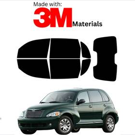 Trueline Automotive 1548615 Precut Window Tint For Chrysler Pt Cruiser Sedan 01-10 Ceramic Made With 3m