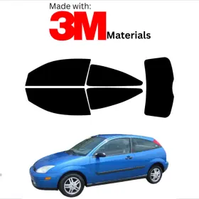 95734632 Trueline Automotive Precut Window Tint For Ford Focus 2dr Hatch 00-07 Stable Ceramic Made With 3m