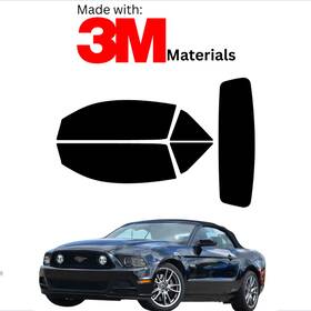 Trueline Automotive 95734655 Precut Window Tint For Ford Mustang Convertible 10-14 Color Stable Ceramic