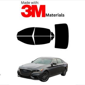 Trueline Automotive 95734681 Precut Window Tint Kit For Genesis G80 17-20 Color Stable Ceramic Made With 3m
