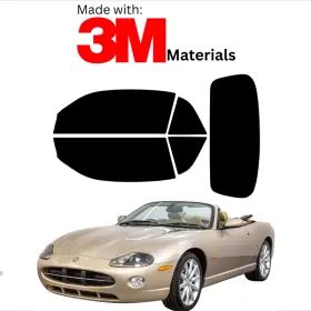 95734916 Trueline Automotive Precut Window Tint Kit Jaguar Xk Convertible 97-06 Stable Ceramic Made With 3m