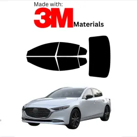 95735098 Trueline Automotive Precut Window Tint For Mazda Mazda3 Sedan 19-23 Stable Ceramic Made With 3m