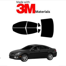 Trueline Automotive 95735103 Precut Window Tint For Mazda Mazda6 Sedan 09-13 Stable Ceramic Made With 3m