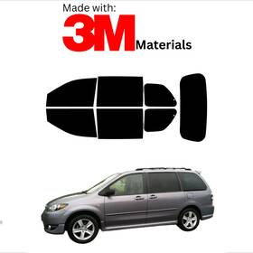 Trueline Automotive 95735109 Precut Window Tint For Mazda Mpv Minivan 00-06 Color Stable Ceramic Made With 3m