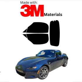 95735114 Trueline Automotive Precut Window Tint For Mazda Mx 5 Miata Convertible 16-23 Ceramic Made With 3m
