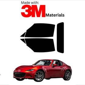 Trueline Automotive 95735117 Precut Window Tint For Mazda Mx 5 Miatarf Convertible 17-23 Ceramic Made With 3m